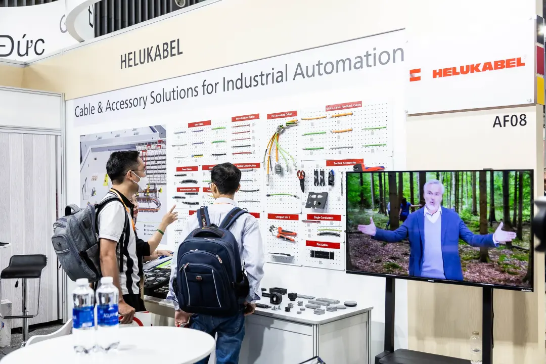 HELUKABEL's booth at Propak Vietnam 2024