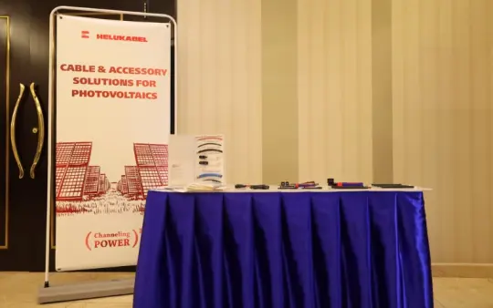 Our products, HELUKABEL Vietnam, were displayed at the workshop.