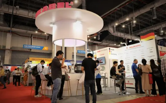 Gian hàng 205 của chúng tôi, HELUKABEL Việt Nam tại triển lãm.