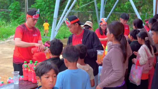 Gian hàng nước uống