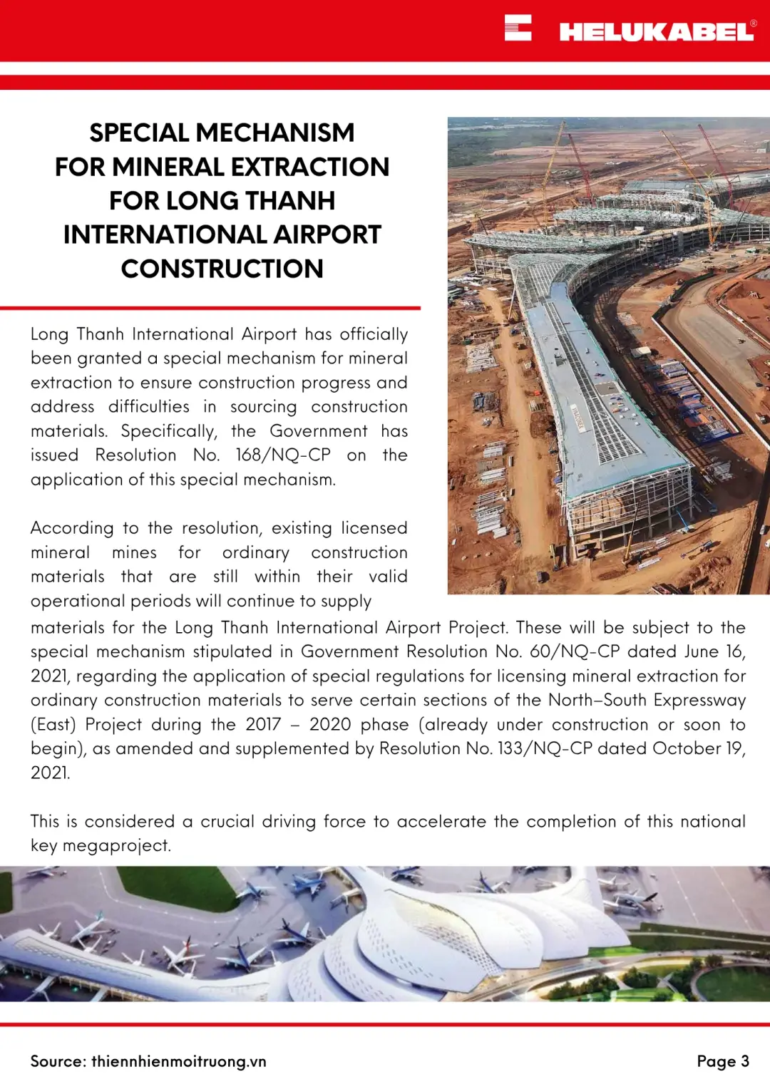 HELUKABEL News Quarter 2 2025 Long Thanh airport