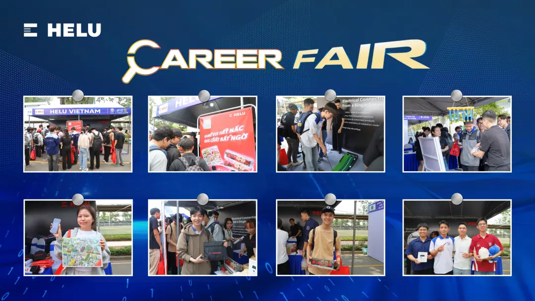 Các hoạt động tại gian hàng của HELU Vietnam tại HCMUTE Career Fair 2026