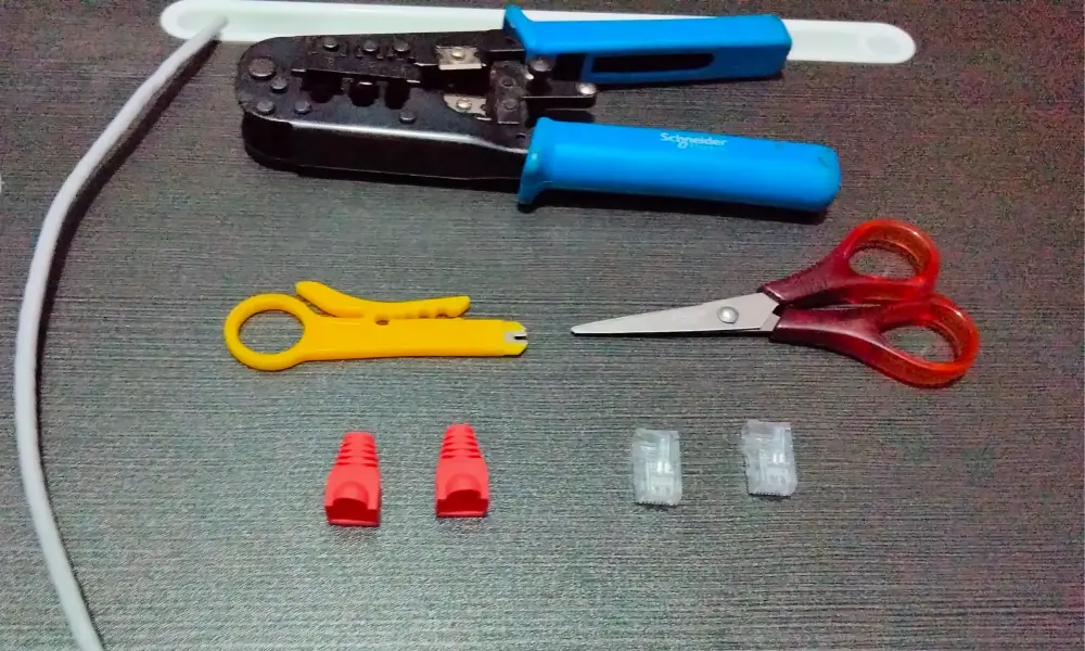What do you need to prepare to crimp an Ethernet cable?