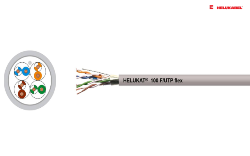 HELUKAT® 100 CAT.5 F/UTP FRNC FLEX Ethernet Cable