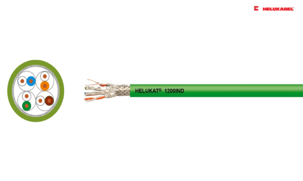 Cáp ethernet HELUKAT 1200IND CAT.7A S/FTP PUR STATIC