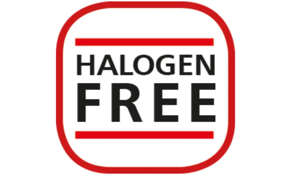 What is a halogen-free data cable?