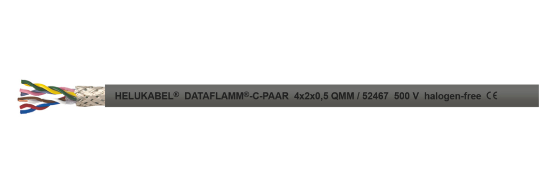 DATAFLAMM®-C-PAAR Halogen-Free Data Cable