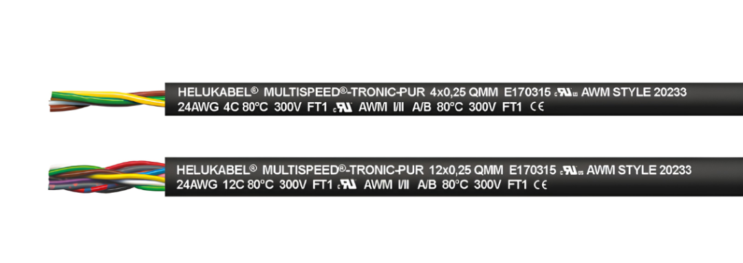MULTISPEED®-TRONIC-PUR Halogen-Free Data Cable