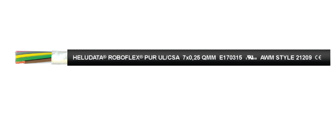 HELUDATA® ROBOFLEX® PUR UL/CSA Halogen-Free Data Cable