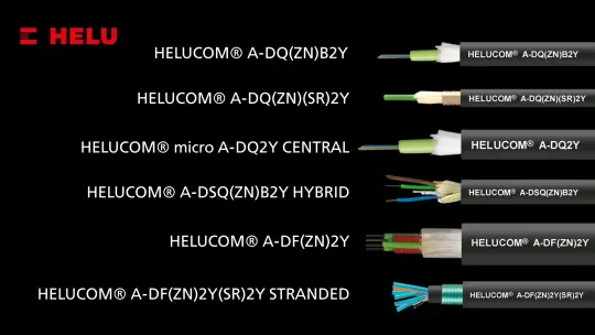 Cáp quang của HELU dành cho hệ thống ngoài trời.