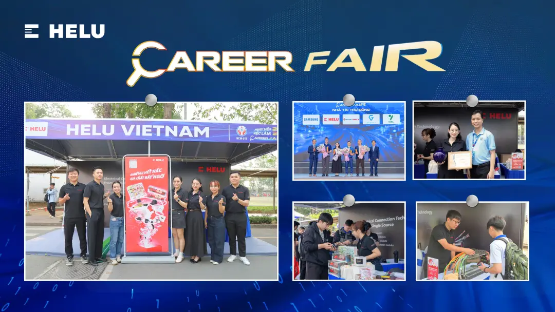 Đội ngũ HELU Vietnam tại HCMUTE Career Fair 2026