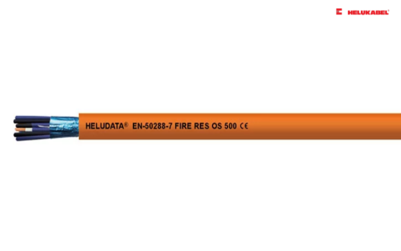 Cáp tín hiệu đo lường HELUDATA® EN-50288-7 FIRE RES OS 500