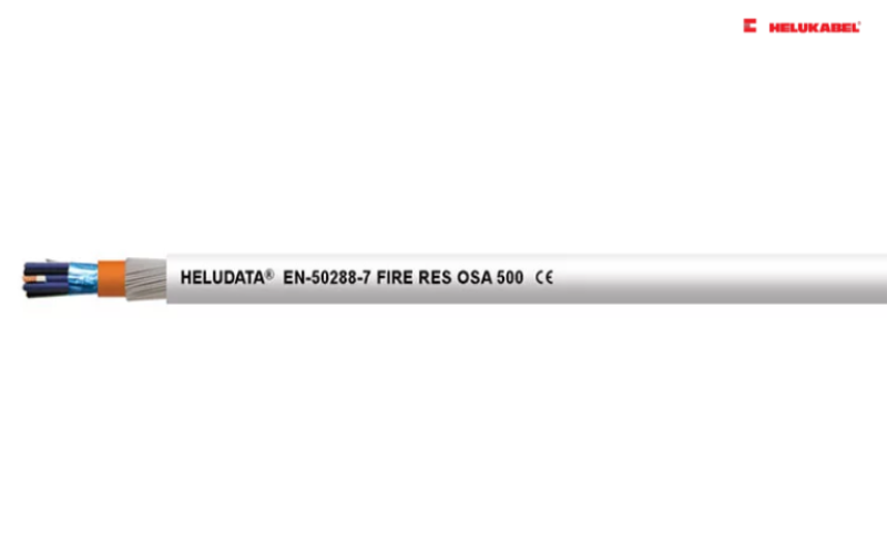 Cáp tín hiệu đo lường HELUDATA® EN-50288-7 FIRE RES OSA 500