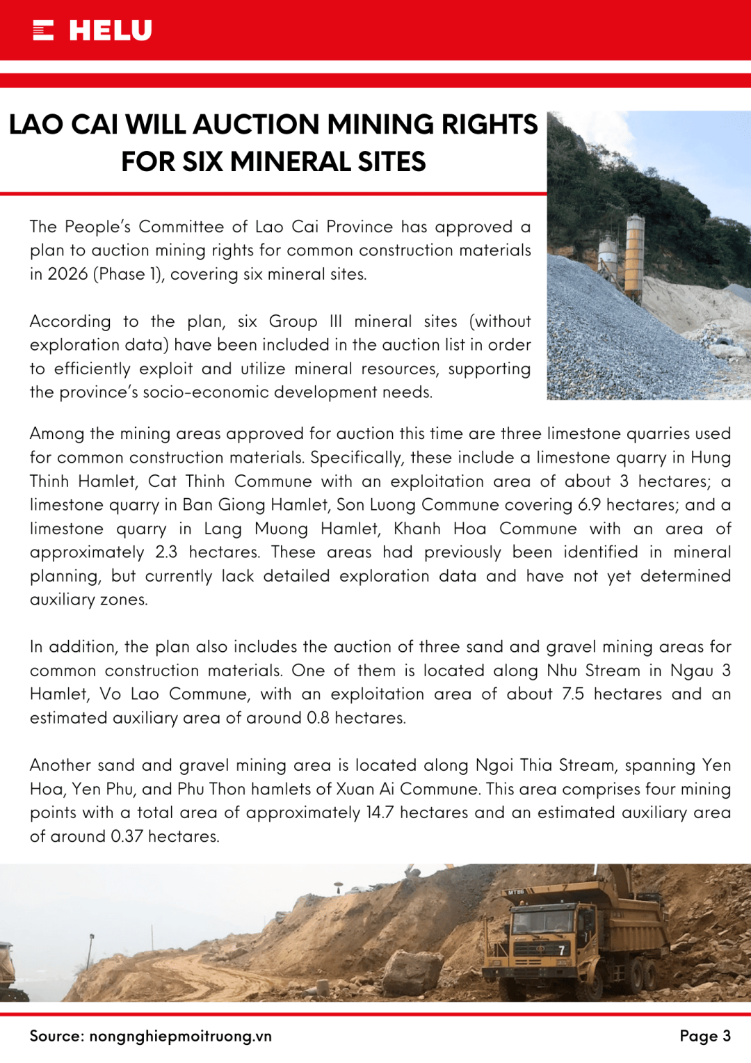 HELU News in Quarter 1/2026 about heavy duty