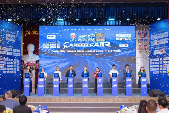 Lễ khai mạc HCMUTE Career Fair 2026
