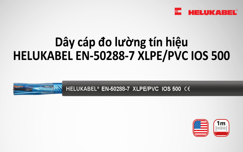 Dây cáp đo lường tín hiệu HELUKABEL EN-50288-7 XLPE/PVC IOS 500