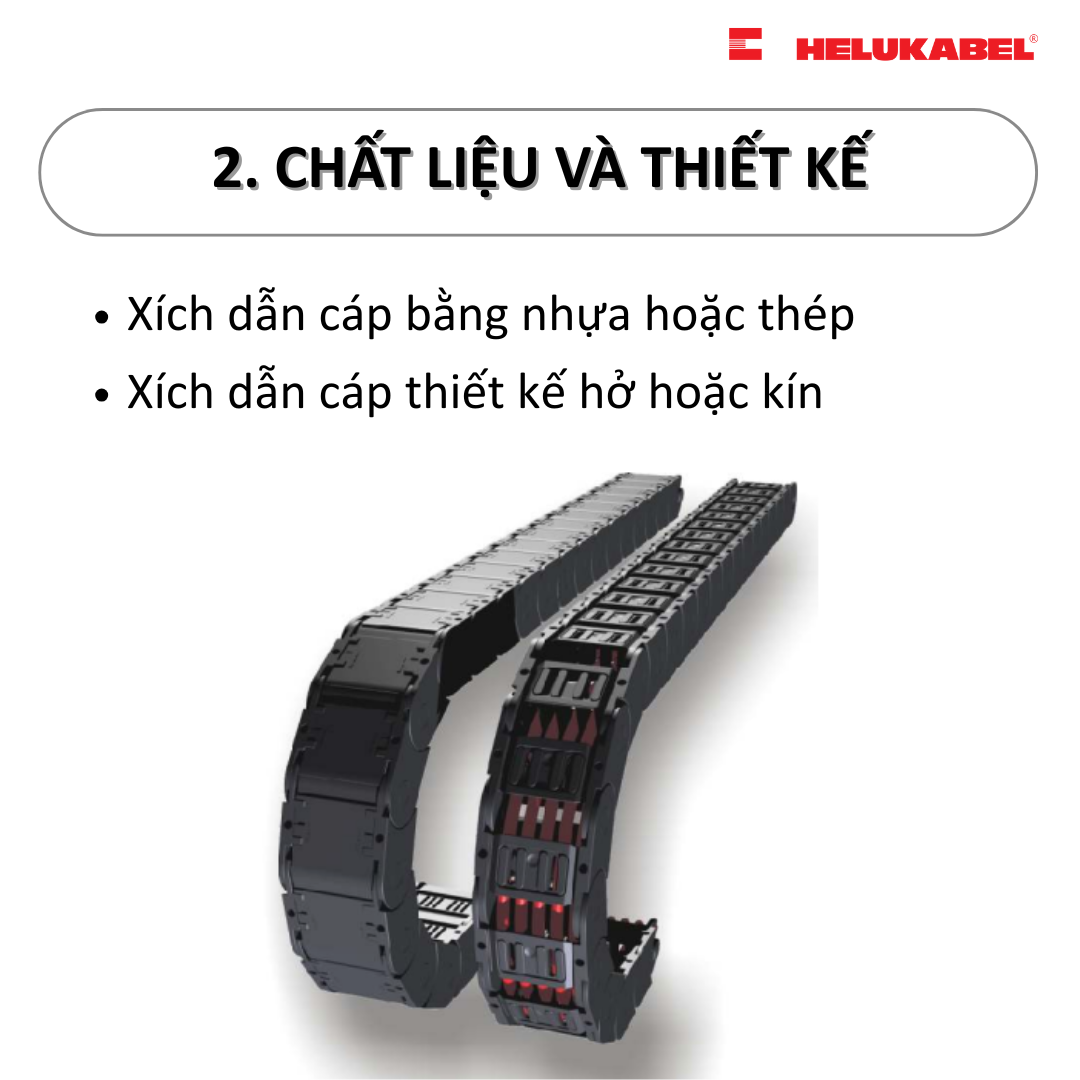 5 điều cơ bản cần biết khi chọn xích dẫn cáp 2