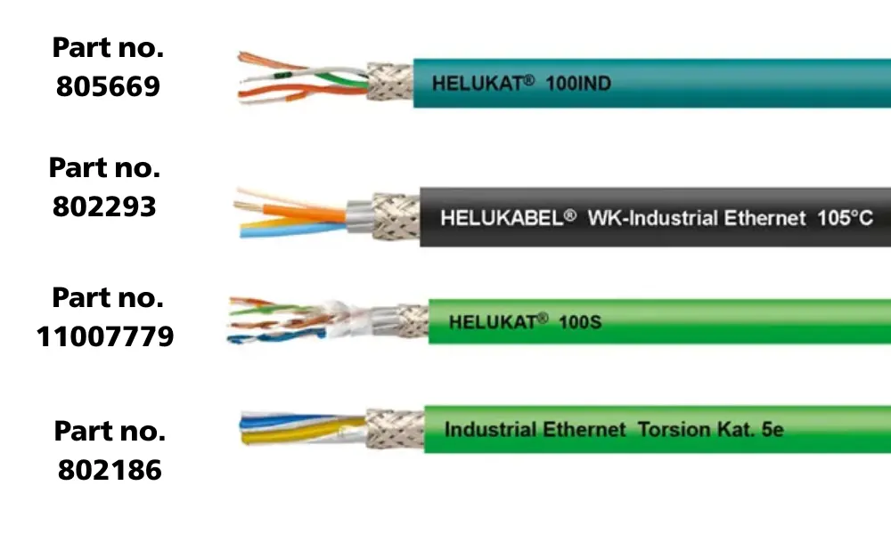 Một số dòng cáp mạng cat5 của HELUKABEL