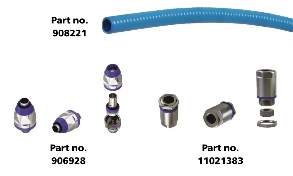 Một số phụ kiện cáp đạt chuẩn ECOLAB cho ngành F&B