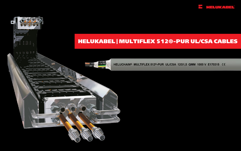 Cáp điều khiển cho xích dẫn cáp MULTIFLEX 512®-PUR UL/CSA 