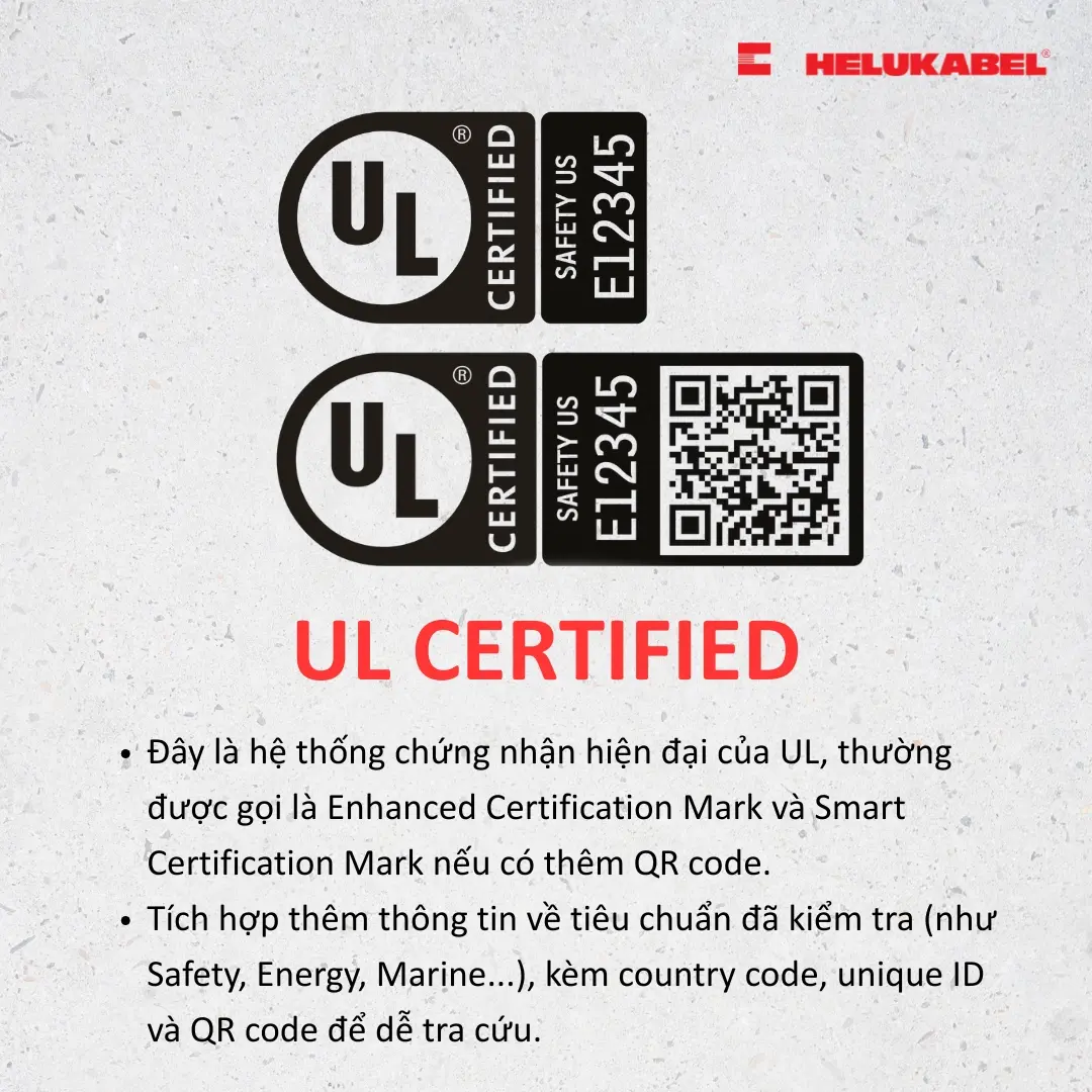 Nhãn UL Certified