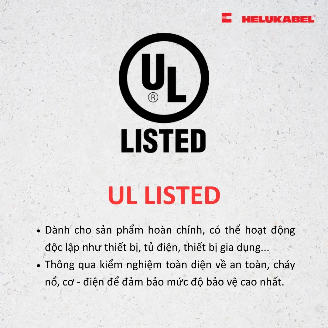 Nhãn UL Listed