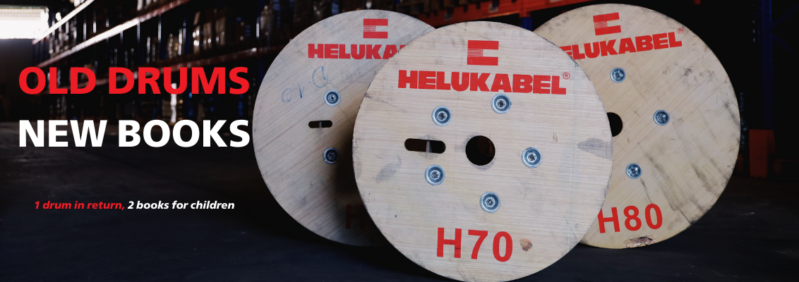 "Old drums, new books" campaign by HELUKABEL Viet Nam