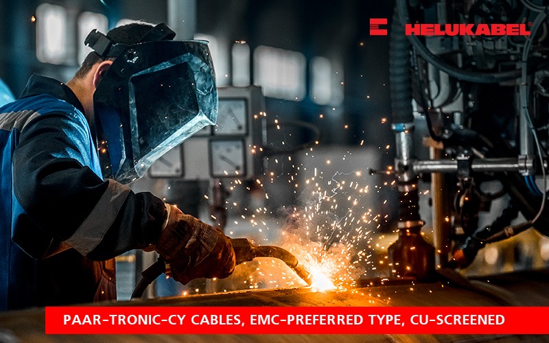 Cáp tín hiệu chống cháy PAAR-TRONIC-CY được làm từ vật liệu PVC