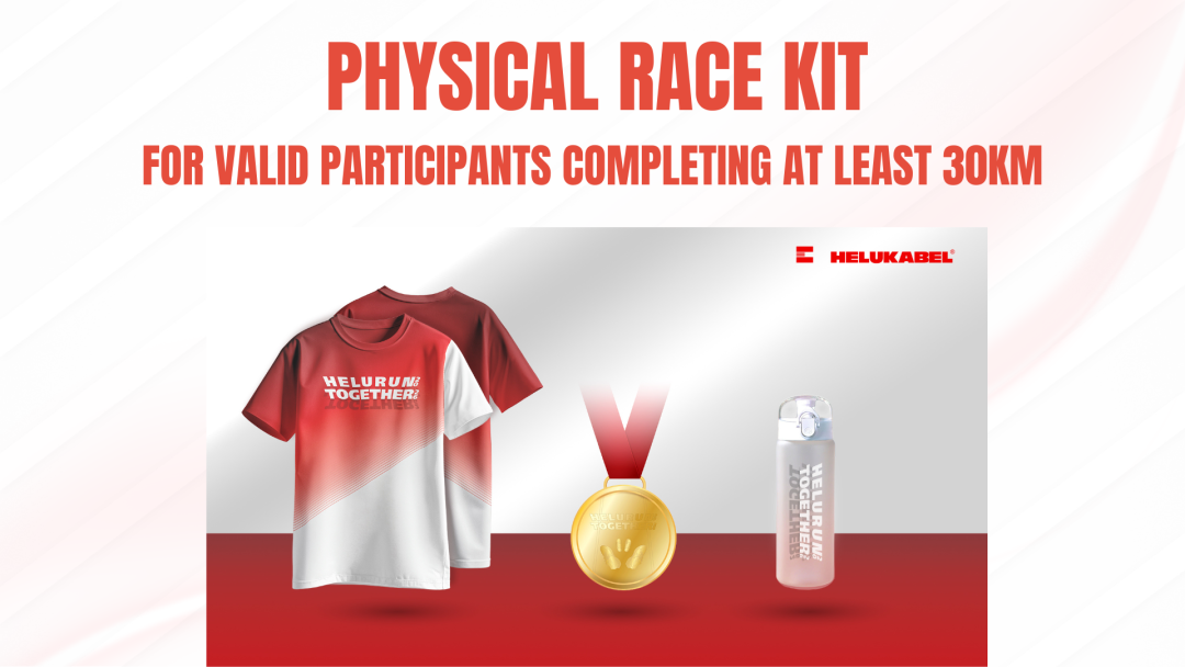 HELURUN TOGETHER 2026 physical race kit