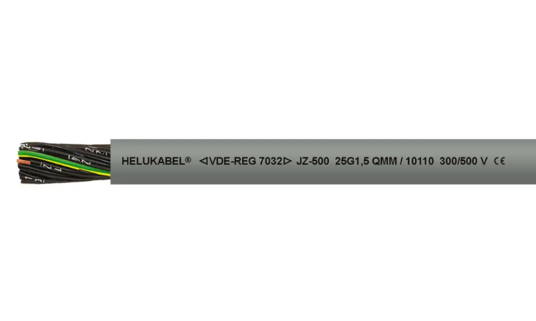 Technical data of JZ-500 cable