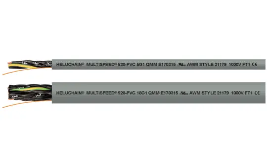Dây cáp HELUCHAIN® MULTISPEED® 520-PVC UL/CSA