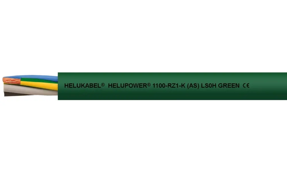 Cáp điều khiển HELUPOWER® 1100-RZ1-K LS0H GREEN