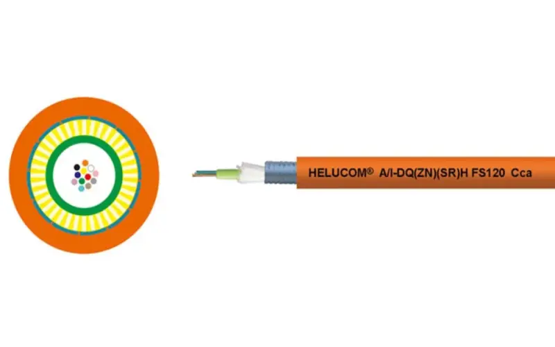 Cáp quang đa năng HELUCOM® FS120 A/I-DQ(ZN)(SR)H Cca