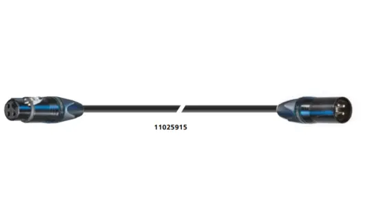 DMX cables and 3-pin XLR connectors