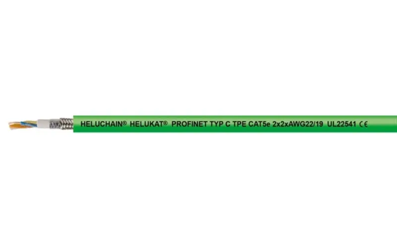 Cáp ethernet HELUCHAIN® HELUKAT® PROFInet C CAT.5e SF/UTP TPE