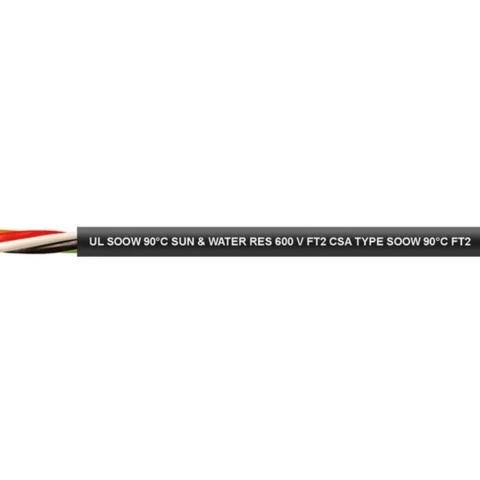 2. Water-resistant rubber cables