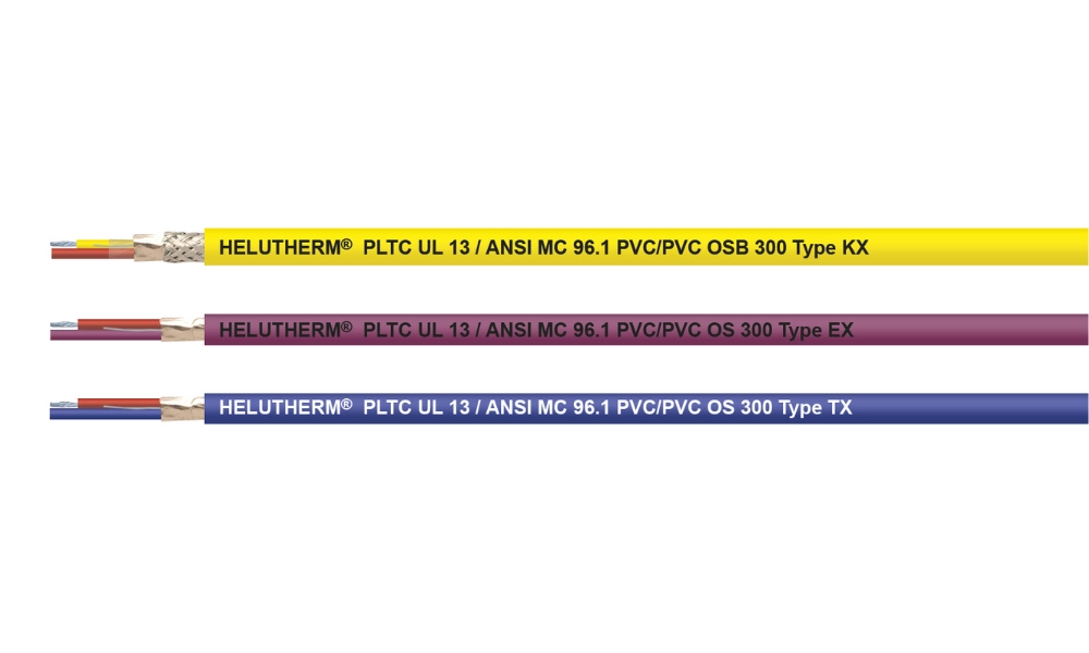HELUTHERM® PLTC UL 13 / ANSI MC 96.1 PVC/PVC thermocouple extension cable