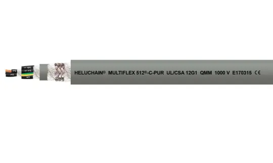 Cáp điều khiển HELUCHAIN MULTIFLEX 512-C-PUR UL/CSA