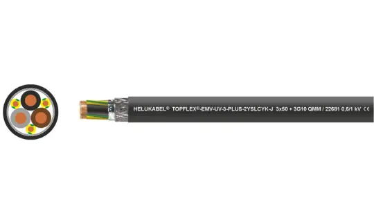 TOPFLEX®-EMV-UV-3 PLUS 2YSLCYK-J motor connection cable