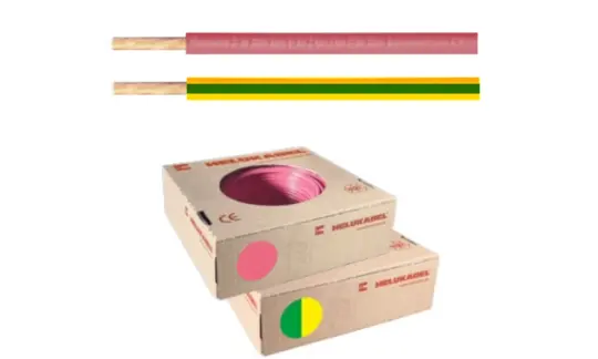 PVC Single core H07V-K / 07V-K cables are basic types commonly used in control cabinets, produced by HELUKABEL.