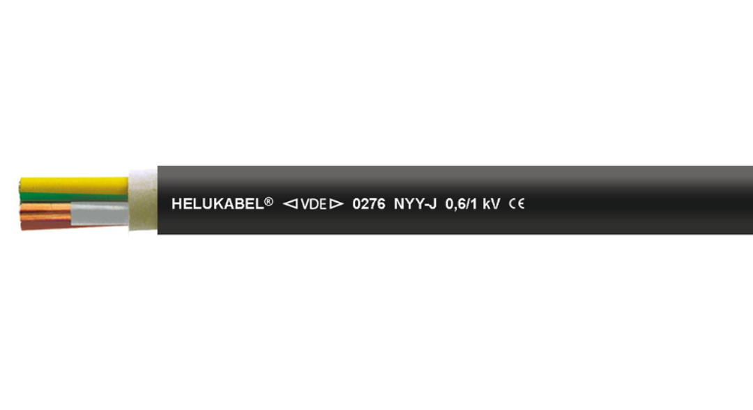 Technical data of NYY power cable