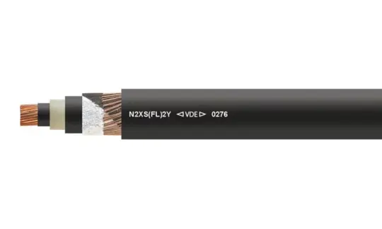 N2XS(FL)2Y medium-voltage copper conductor cable