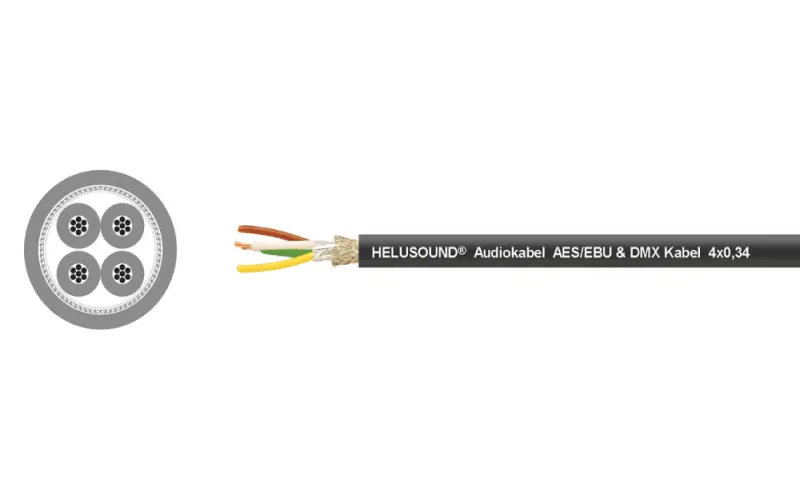 HELUSOUND® AES/EBU DMX S BLACK Cable