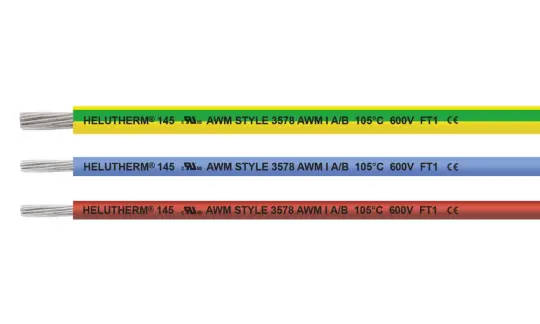 HELUTHERM® 145 UL/CSA 600V temperature-resistant single core cable is DNV certified