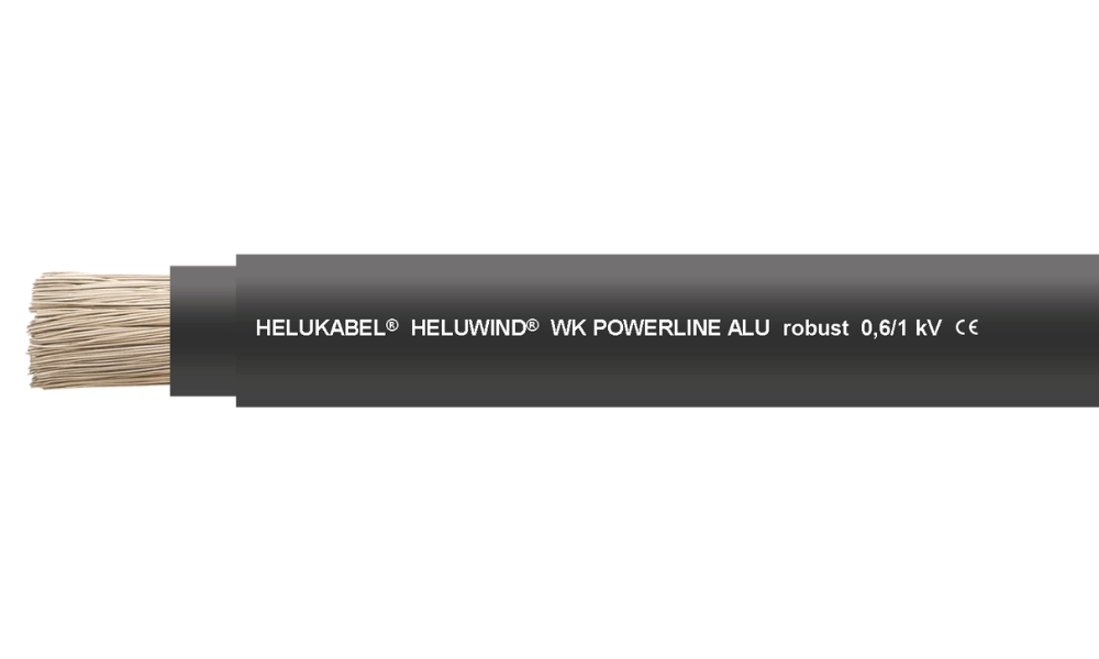 HELUWIND® WK POWERLINE ALU ROBUST 0.6/1 kV single core aluminum cable
