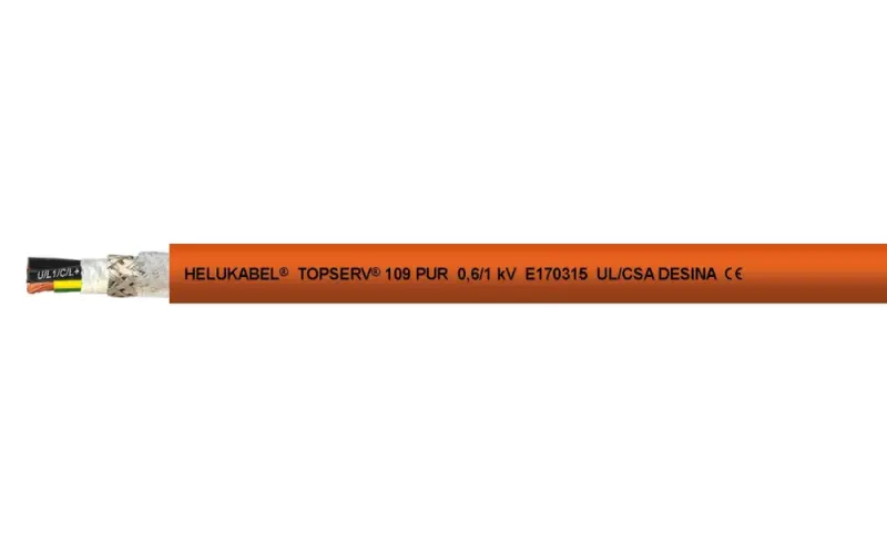 TOPSERV® 109 PUR Servo Cable - Siemens 6FX8008PLUS