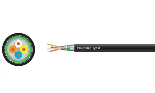 Cáp ethernet HELUKAT® PROFInet A CAT.5e SFUTP PE STATIC ARMOURED