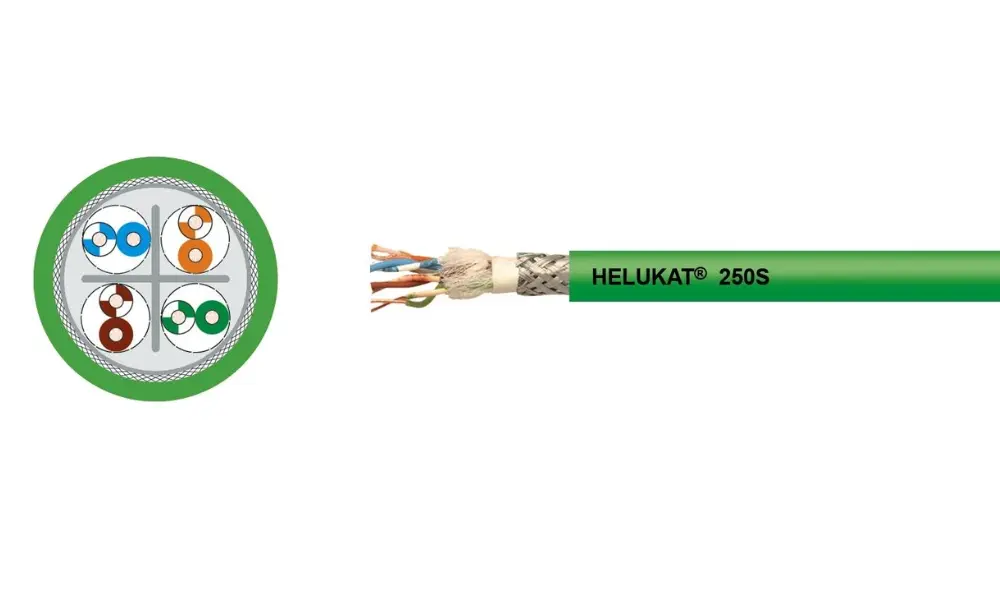 HELUKAT® 250S CAT.6 CMX SF/UTP PUR CHAIN