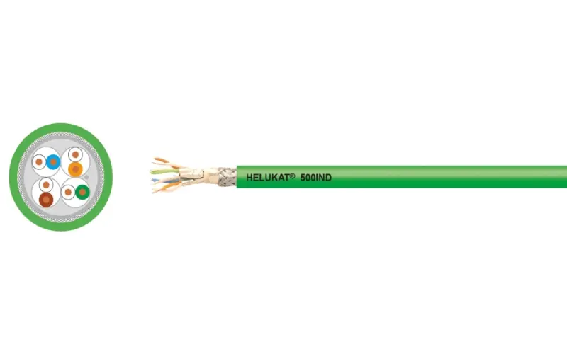 HELUKAT® 500IND CAT.6A SF/FTP PVC STATIC