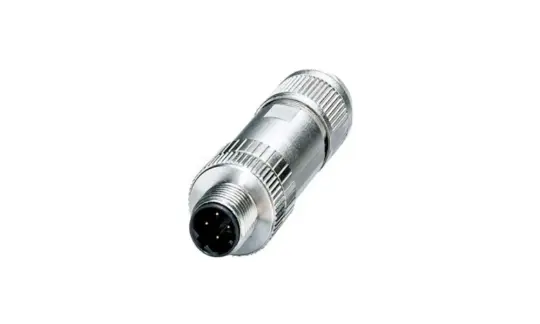 M12 Cat.5 D-coded cable connector